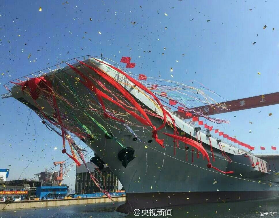 航母下水儀式，視頻記錄的歷史時刻，航母下水儀式，歷史時刻的視頻記錄