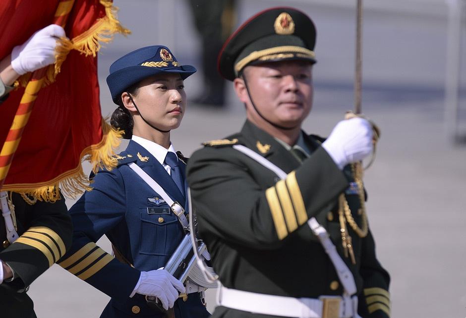 中國人民解放軍儀仗隊女兵，駐地風(fēng)采與榮耀使命，中國人民解放軍儀仗隊女兵，駐地風(fēng)采，榮耀使命的見證