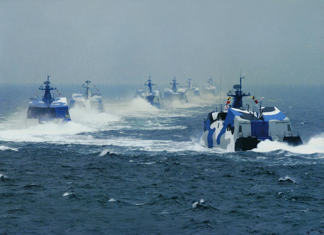 新一代海軍力量，中國(guó)海軍022導(dǎo)彈艇的亮相，中國(guó)海軍新一代力量，022導(dǎo)彈艇亮相展現(xiàn)實(shí)力