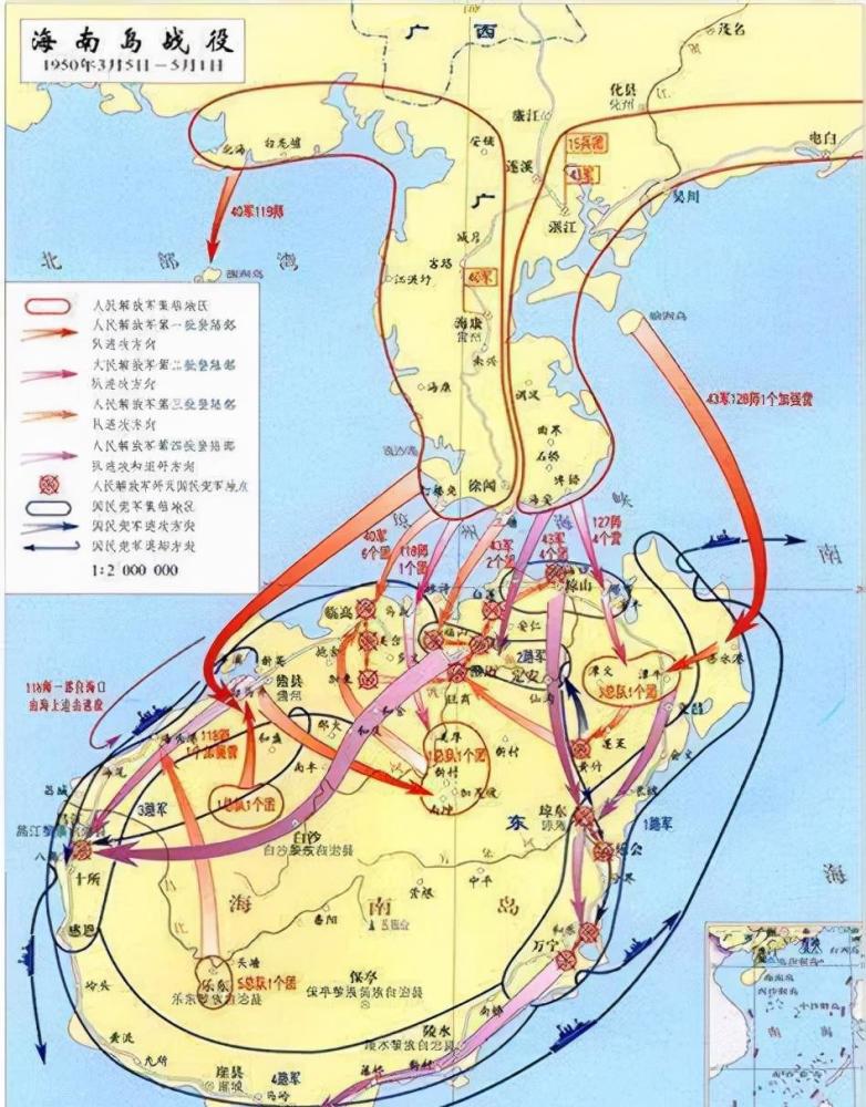 海南島戰(zhàn)役經(jīng)過圖及其歷史背景與意義，海南島戰(zhàn)役，經(jīng)過圖、歷史背景與深遠(yuǎn)意義