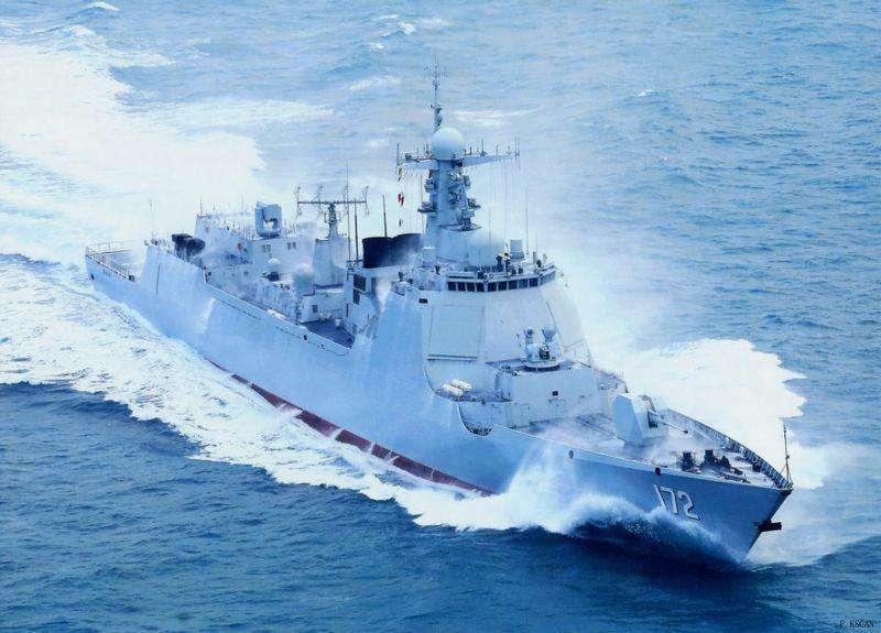 探索中國海軍的驕傲，172號驅逐艦圖片展示，中國海軍驕傲，揭秘172號驅逐艦圖片展示