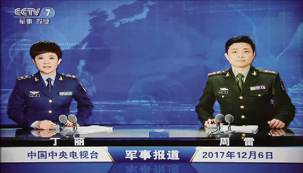 中央軍事頻道主持人逗號(hào)，聲音與影像的完美結(jié)合，中央軍事頻道主持人逗號(hào)，聲畫(huà)合一的完美結(jié)合