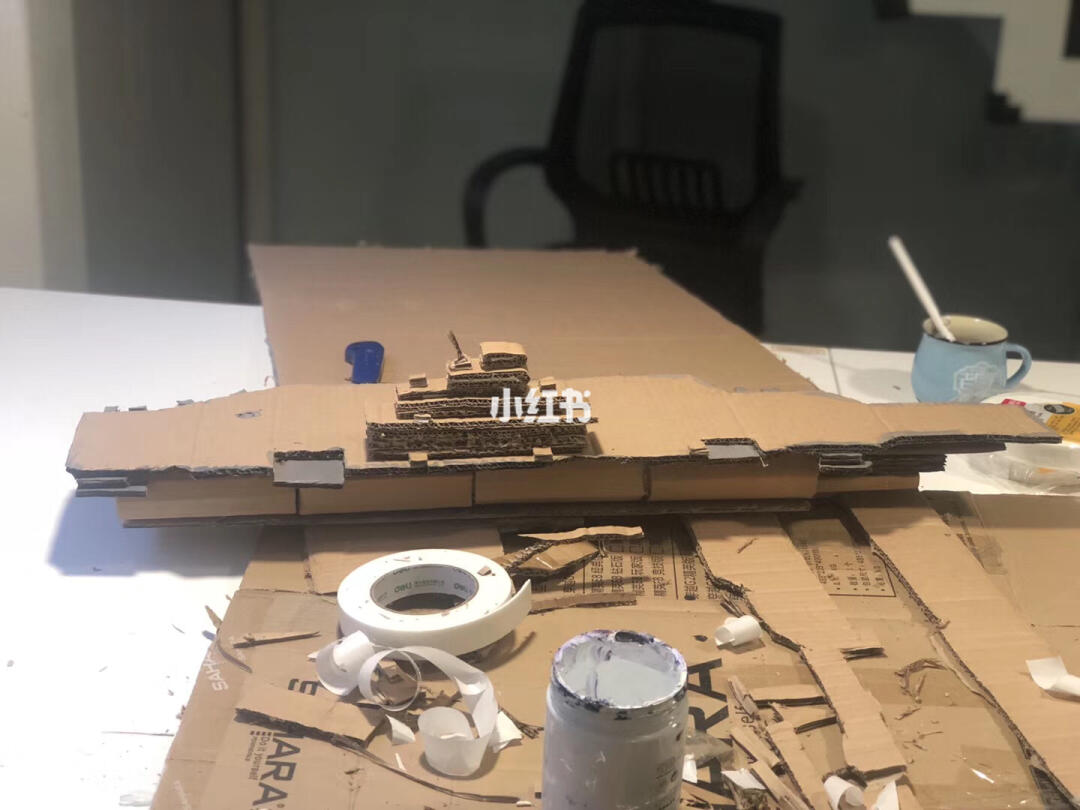 航空母艦模型制作