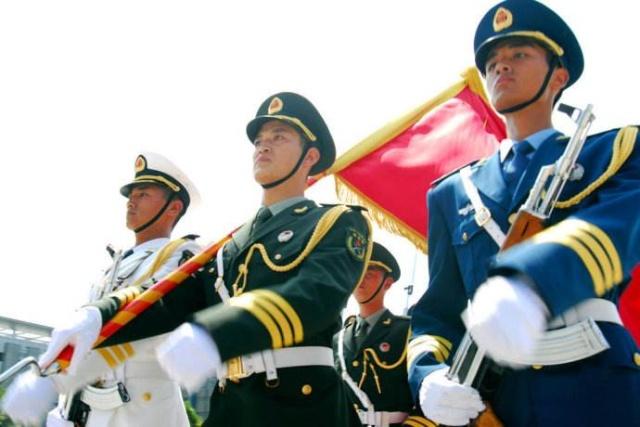 三軍儀仗隊(duì)圖片故事