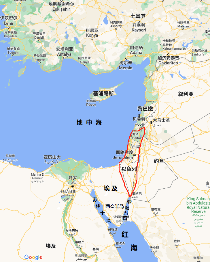 以色列周邊國家地圖，揭示中東地區(qū)的地理格局與復(fù)雜關(guān)系，以色列周邊國家地圖，揭示中東地理格局與復(fù)雜國際關(guān)系