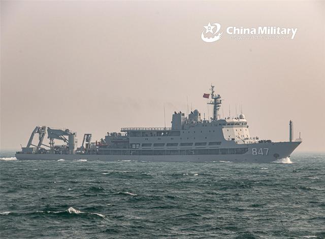 中國(guó)海軍艦艇055型參與中巴聯(lián)合軍演，展示實(shí)力與深化合作，中國(guó)海軍艦艇055型參與中巴聯(lián)合軍演，實(shí)力展示與深化合作