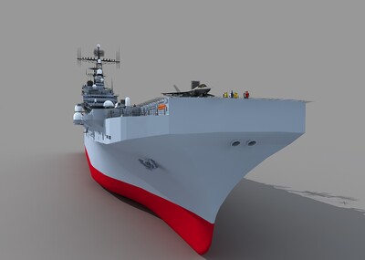 黃蜂級兩棲攻擊艦的3DMax建模探索，黃蜂級兩棲攻擊艦的3DMax建模詳解